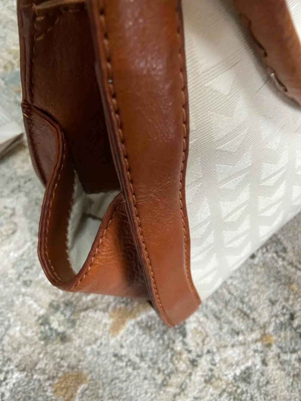 Michael Kors Vintage Lattington Hobo with Monogrammed Jacquard and Leather Trim - Picture 12 of 14